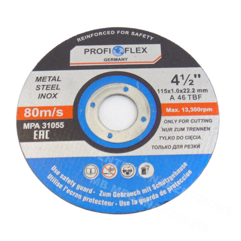 SHIELD to the METAL 115x1 mm PROFI FLEX