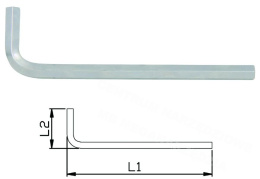JON H02M114 AMPUL KEY BENDED LENGTH 14mm