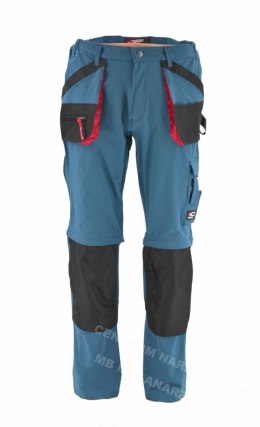 AWTOOLS Spodnie spodenki robocze odpinane nogawki T2/ L