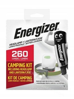 ENERGIZER Latarka czołowa Vision Headlight 260 lm 3 LED 3AAA Zielona+ camping kit