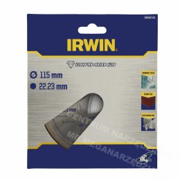 IRWIN Tarcza diamentowa 115mm x 22,23mm / pełna do płytek podłogowych i ściennych