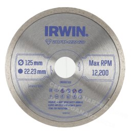 IRWIN Tarcza diamentowa 125mm x 22,23mm / pełna do płytek podłogowych i ściennych