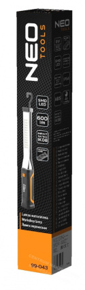NEO TOOLS Аккумуляторная лампа для мастерской 600 лм SMD 99-043
