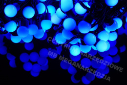 CHRISTMAS TREE LAMPS 100 LED BALLS BLUE BALLS