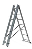 AWTOOLS Drabina aluminiowa 3x10 stopni 150kg adapatacja na schody