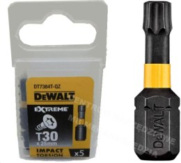 DEWALT KOŃCÓWKA UDAROWA T30x50 /5szt. EXTREME IMPACT TORSION