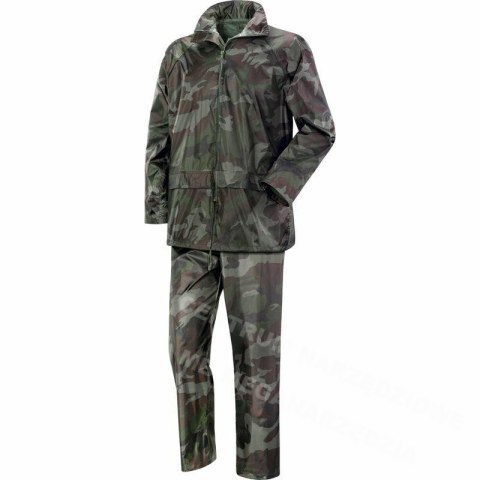 BETA komplet przeciwdeszczowy kurtka + spodnie moro/kamuflaż XXXL