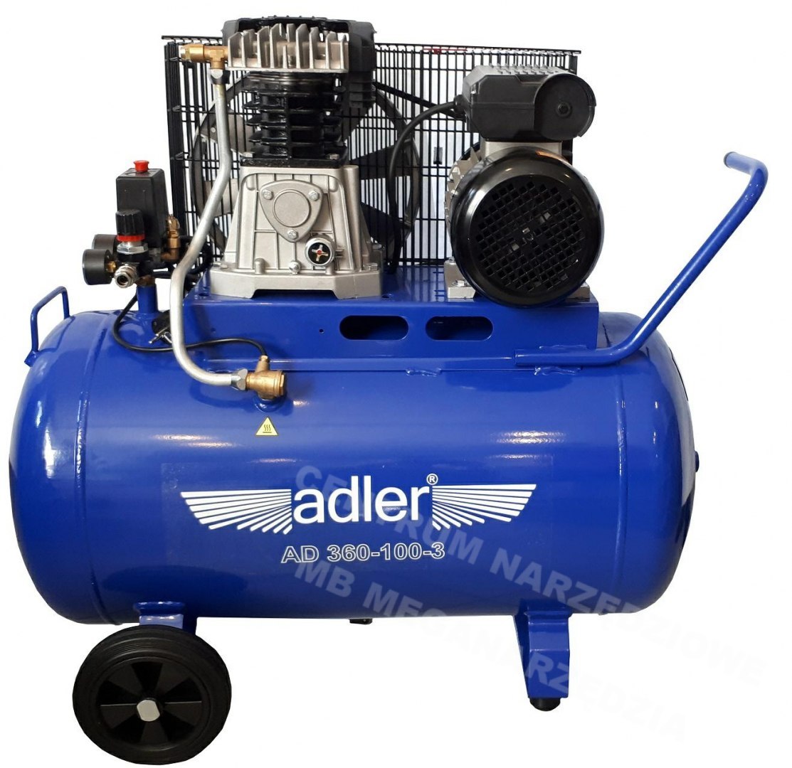 ADLER SPRĘŻARKA 100l AD360-100-3 230V ADLER