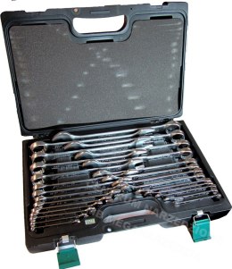 HONITON Klucze płasko-oczkowe walizka 26 elementów 6-32mm