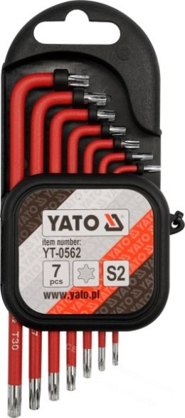 Yato klucze torx fajkowe 7szt. T9-T30 0562