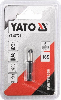 YATO POGŁĘBIACZ DO METALU 6,3mm HEX