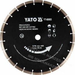 YATO TARCZA DIAMENTOWA DO BETONU 350x25,4mm