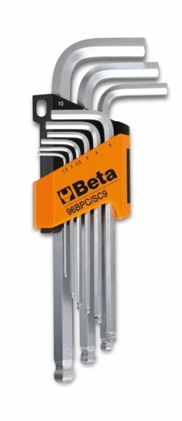 BETA KLUCZE IMBUSOWE 9szt./1,5-10mm/ 96BPC/SC9