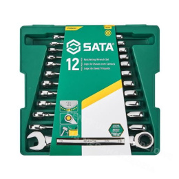 SATA Zestaw kluczy płasko-oczkowych 12 elementów ST09040-2