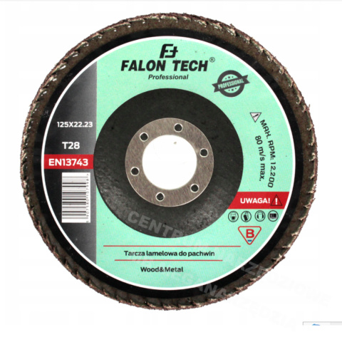 FALON-TECH Tarcza lamelowa do pachwin 125mm P60