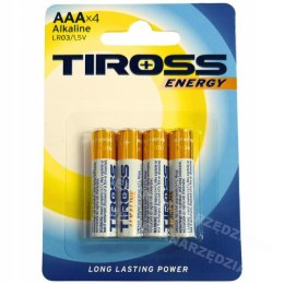 TIROSS Bateria alkaiczne LR03 4szt.