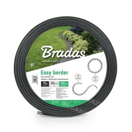 BRADAS Zestaw obrzeży trawnikowych 40mm easy border grafitowe
